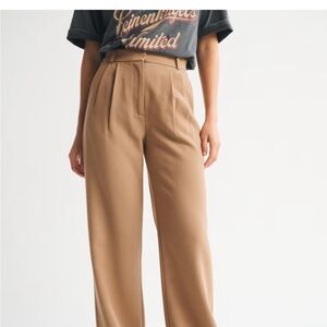 Abercrombie & Fitch Tan Women's Trousers